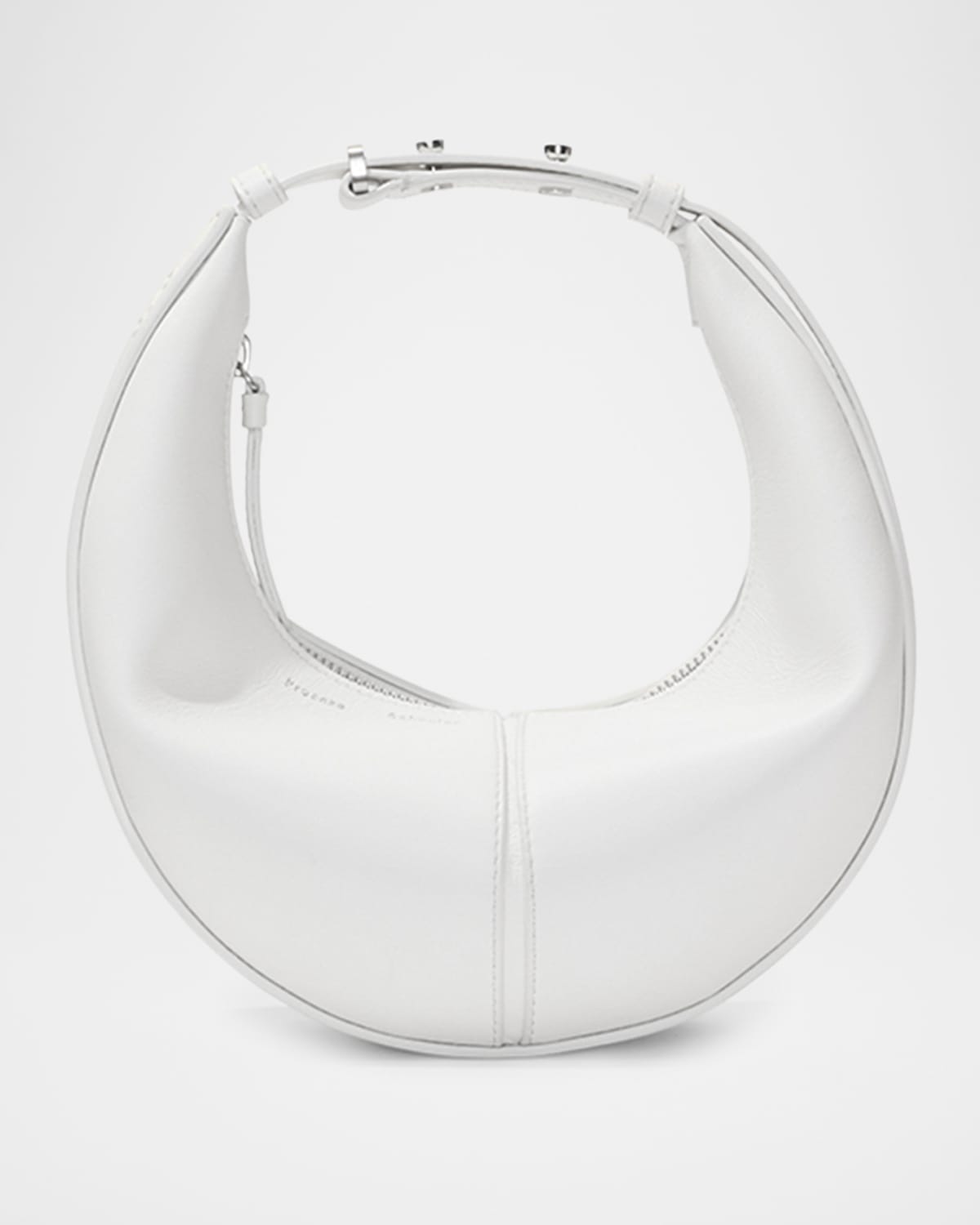 Shop Proenza Schouler Slide Mini Napa Leather Shoulder Bag In White