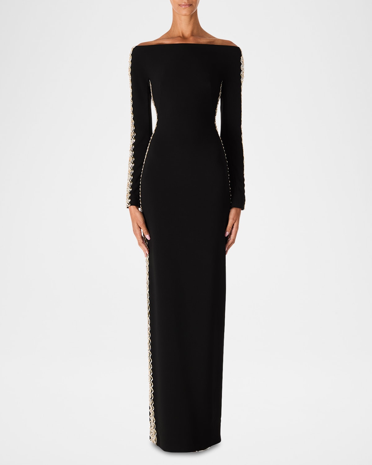 Jenny Packham Charisma Gown In Liquorice