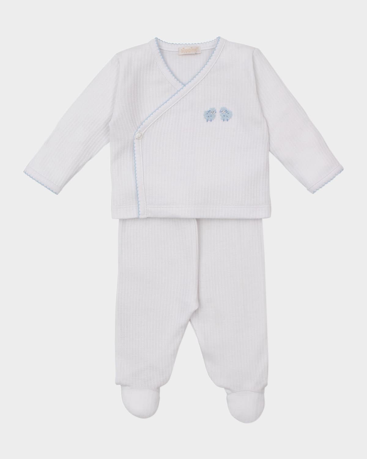 KISSY KISSY BOY'S PREMIER BAA BAA BABY SHEEP TWO-PIECE SET 
