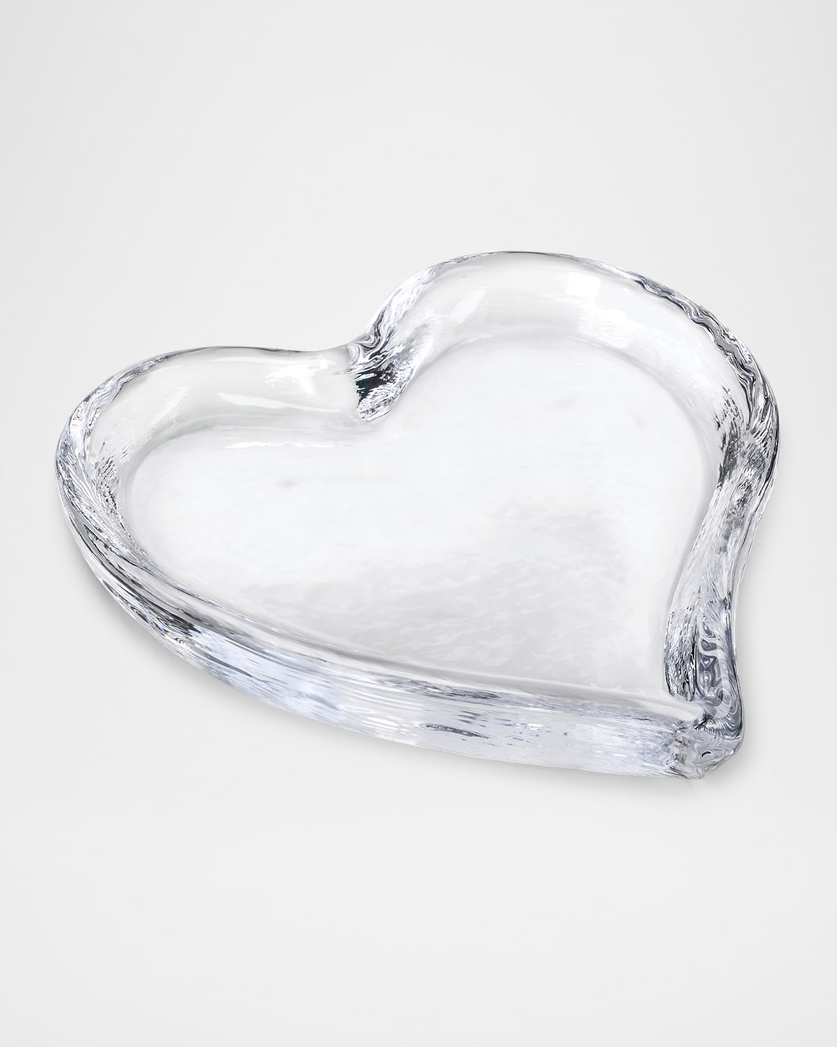 Simon Pearce Heart Tray In Clear