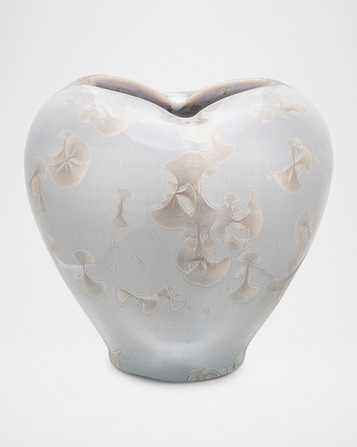 Simon Pearce Crystalline Romance Large Vase, 7" In Candent