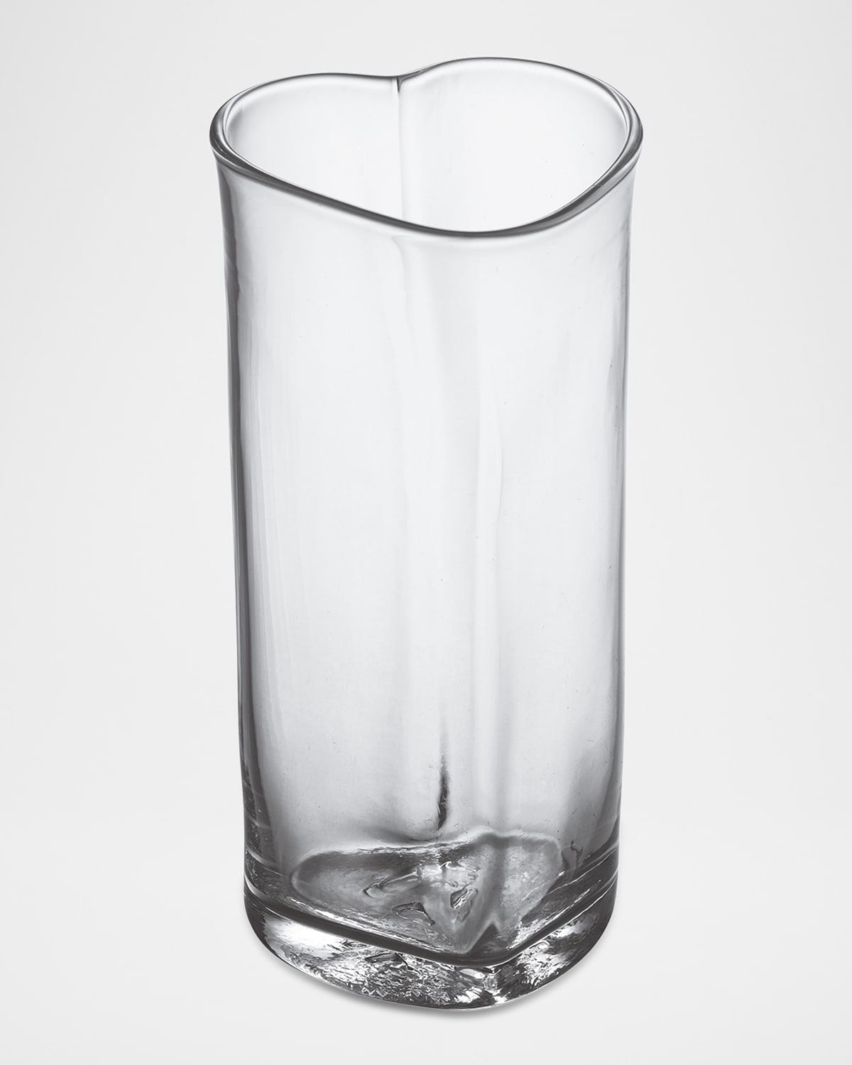 Simon Pearce Highgate Medium Heart Vase, 9" In Clear