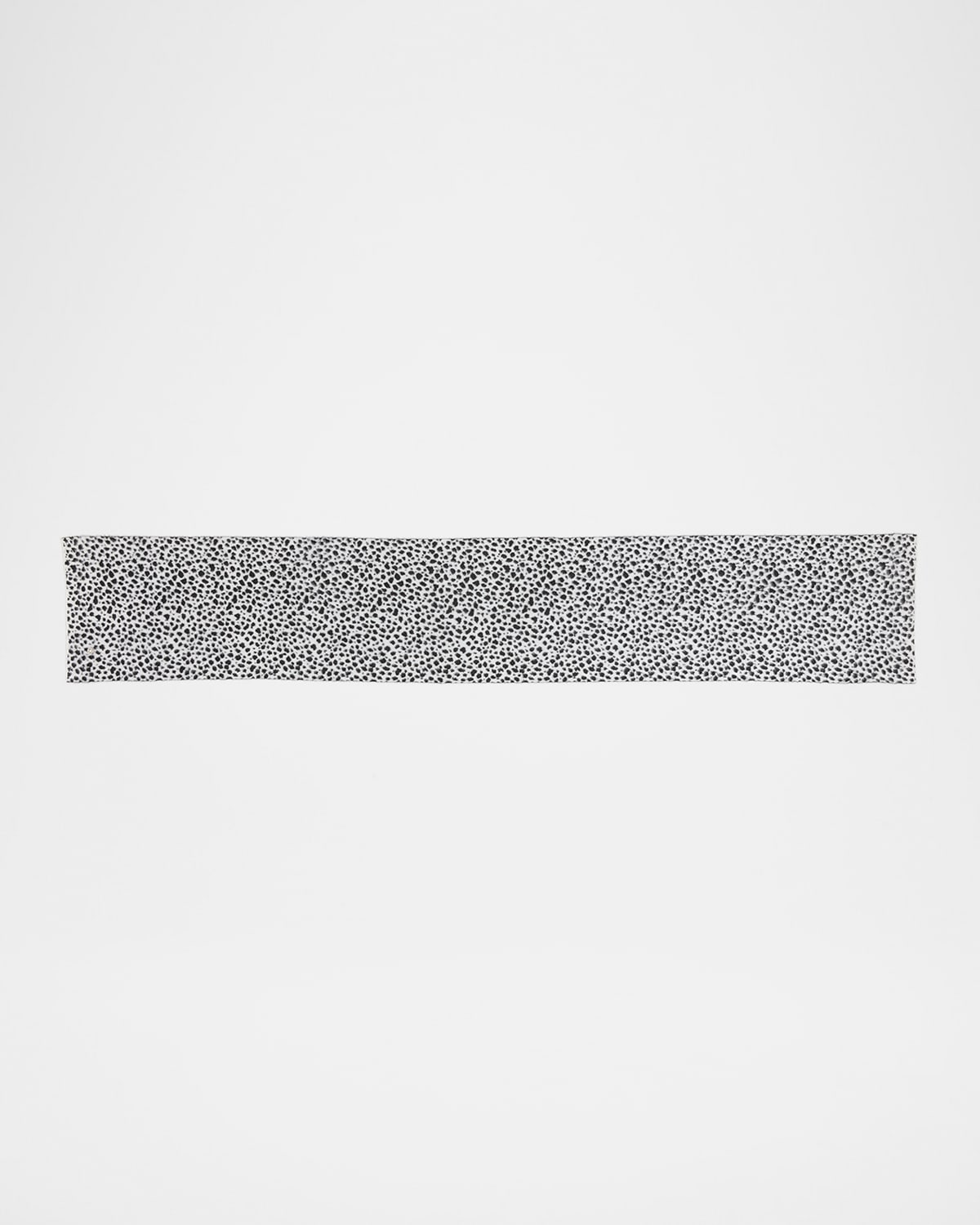 Versace Dalmatian Jacquard Wool & Mohair Scarf In 1b000 Black
