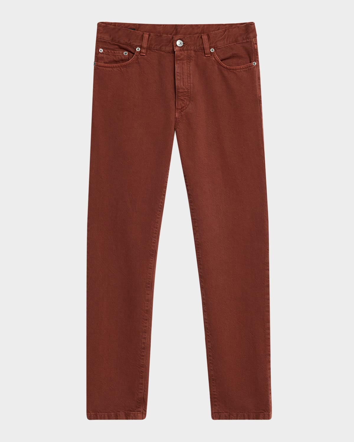 Zegna City Fit Nonstretch Denim Jeans In Dk Red Sld