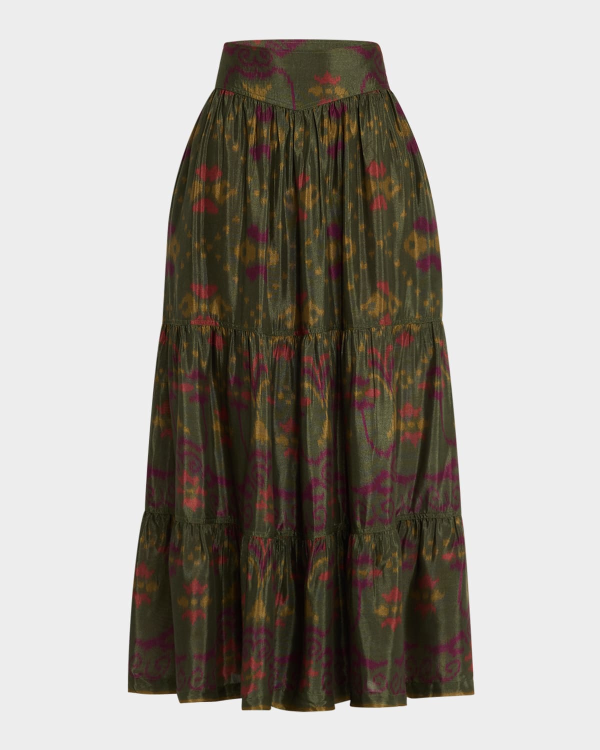 Maura Ikat Maxi Skirt