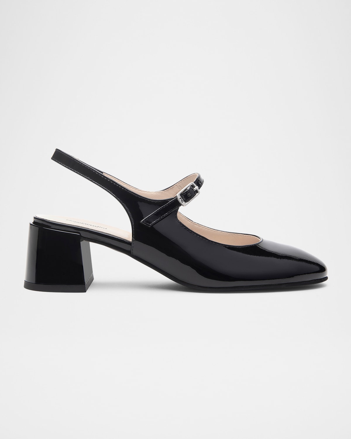 Patent Mary Jane Ballerina Pumps