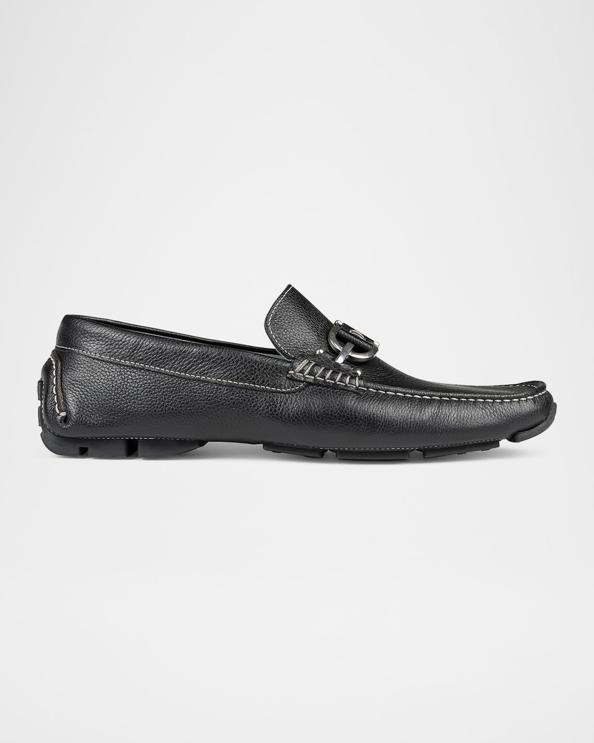 Men's Dacio Metal-Bit Leather Driving Loafers
