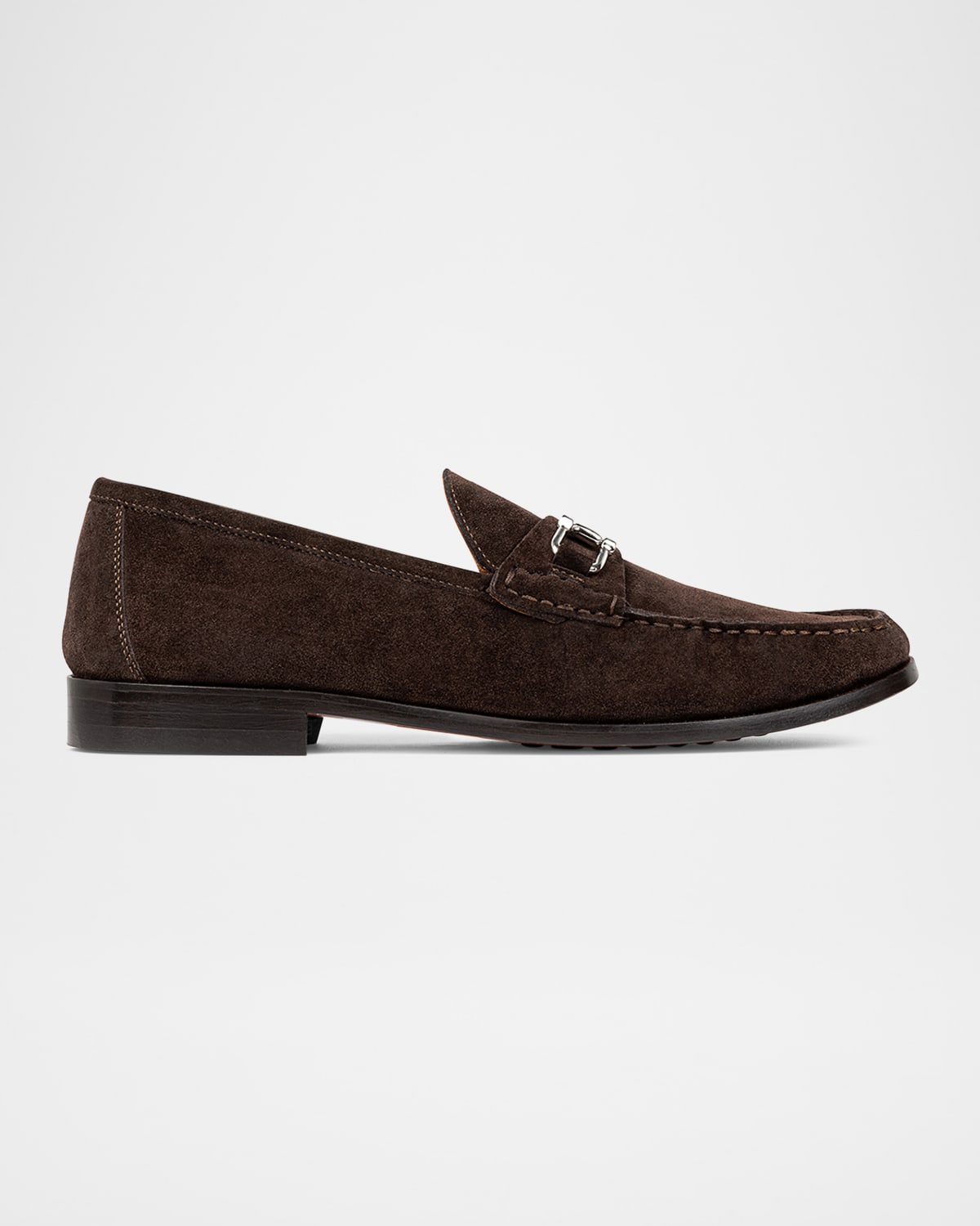 Donald Pliner Evanston Bit Loafer In Chocolate