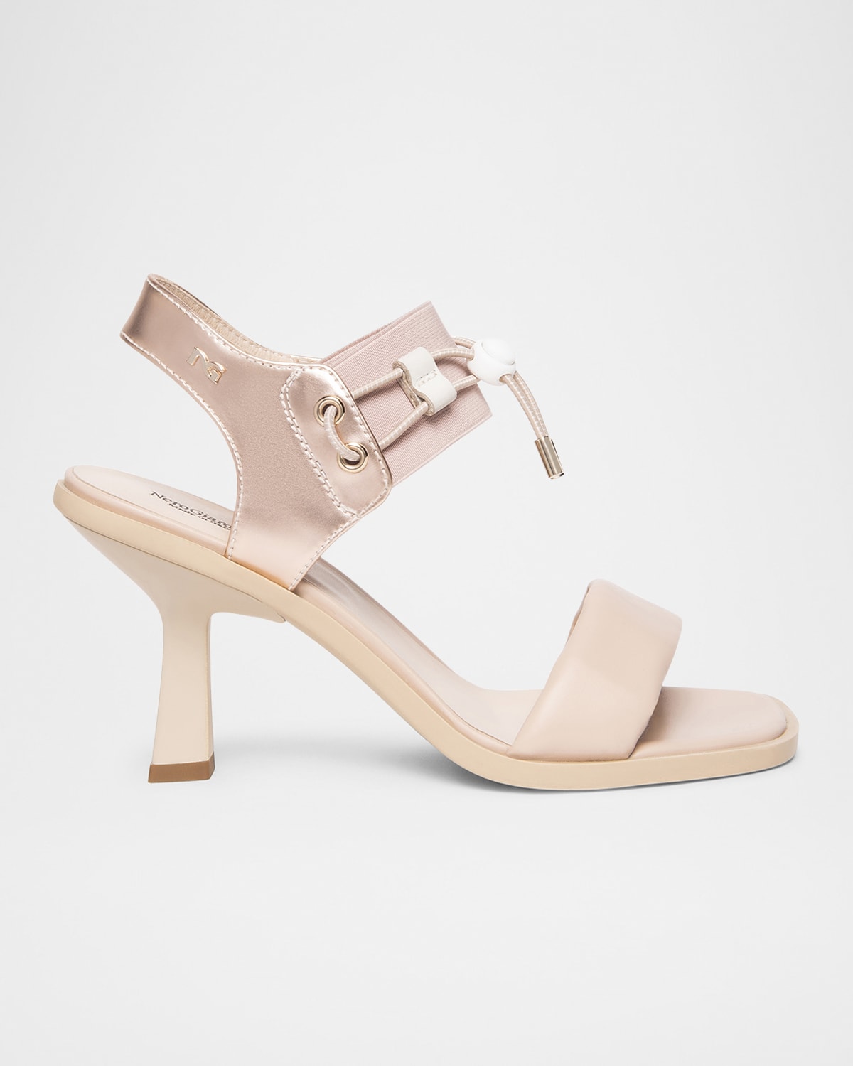 Bungee Leather Dress Sandals