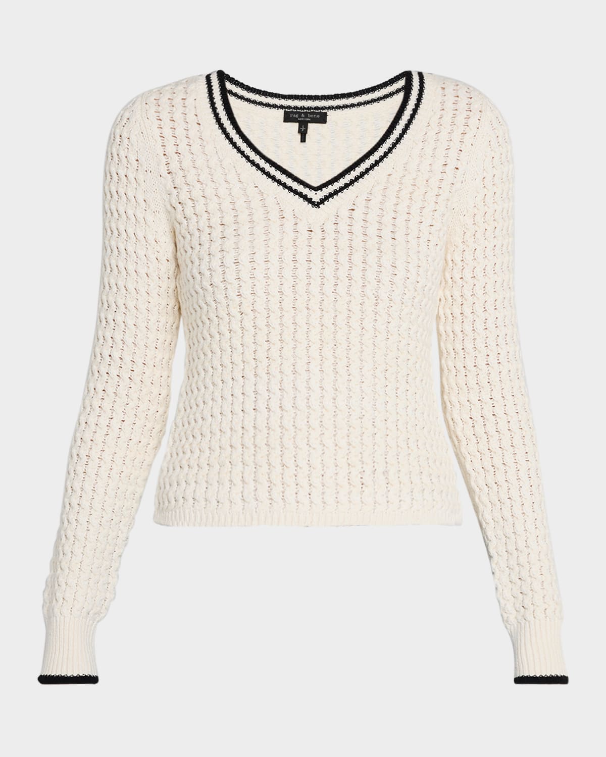 Rag & Bone Daria V-neck Sweater In Marsh
