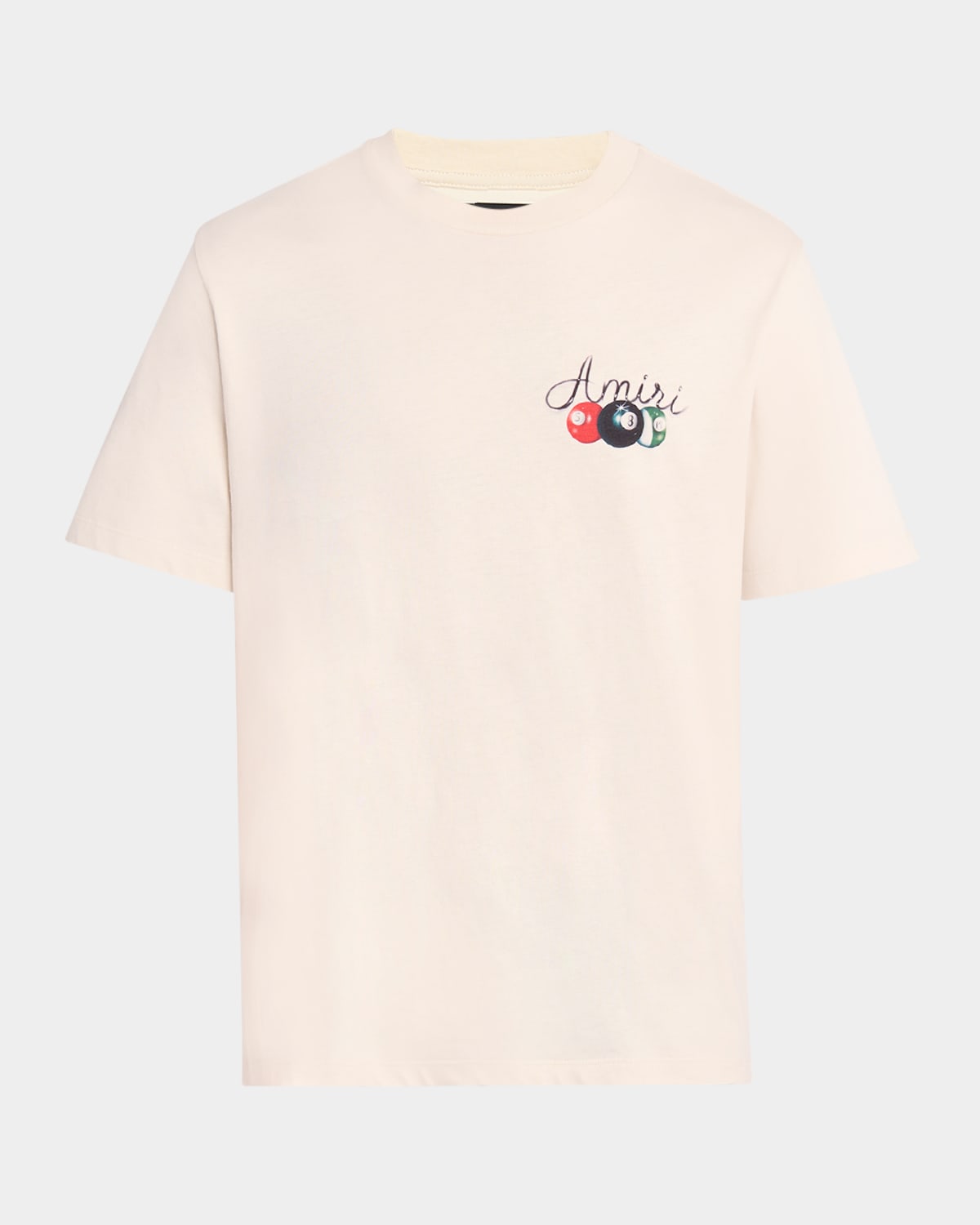 Shop Amiri Men's Pool Cue T-shirt In Alabaster