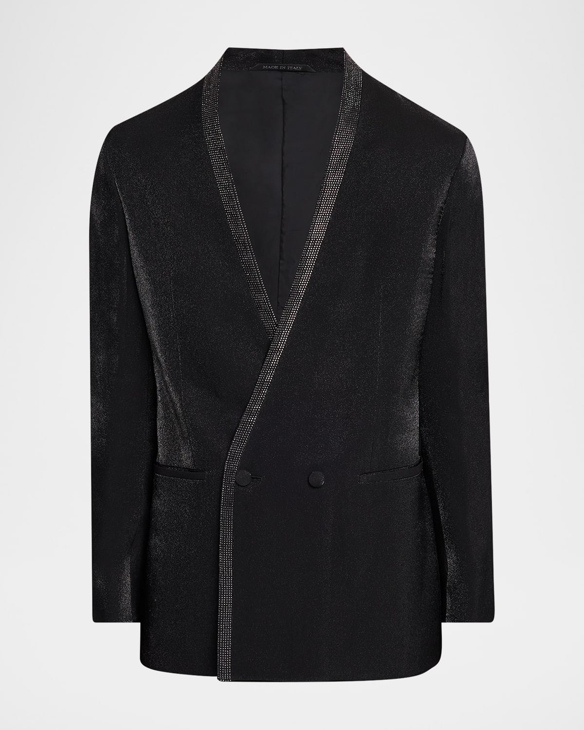 Men's Upton Strass-Trim Smoking Blazer