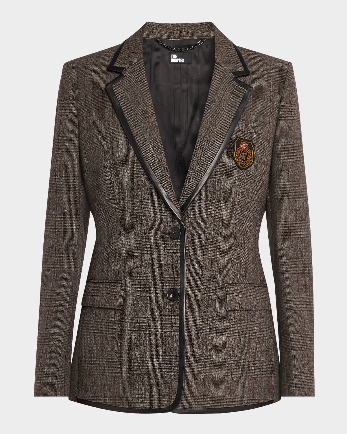 The Kooples Prince Of Wales Crest Jacket In Multi