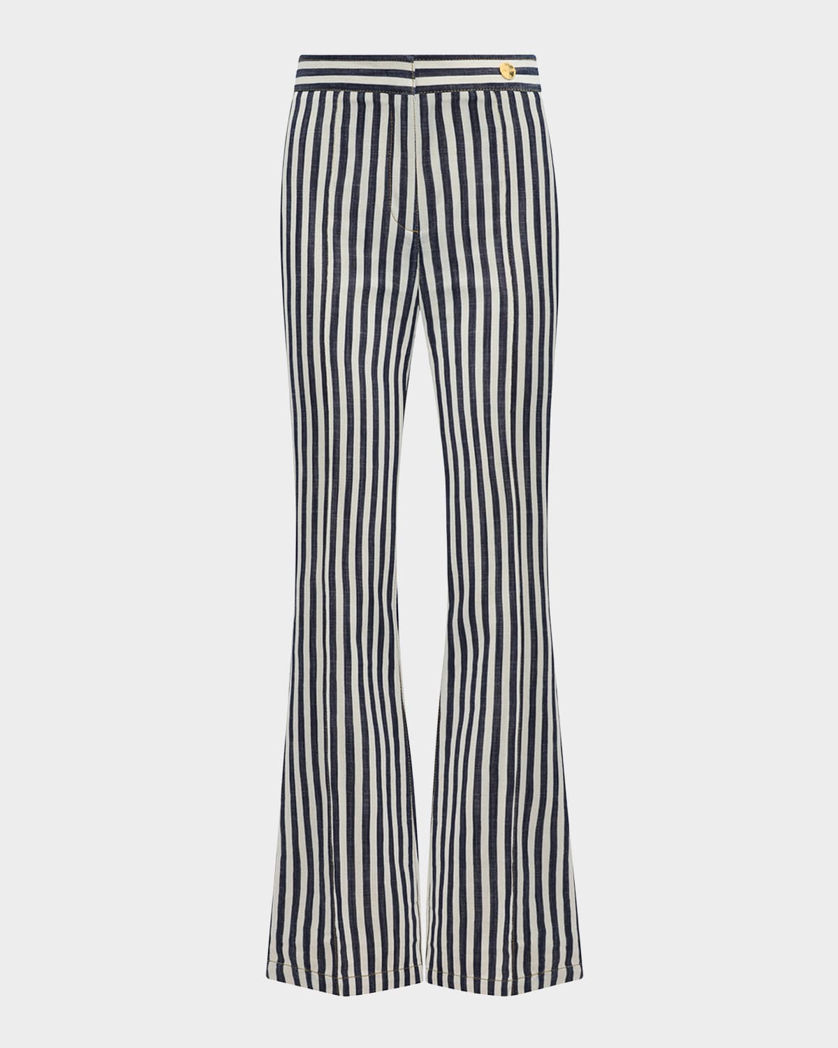 Lola Striped Flare-Leg Pants