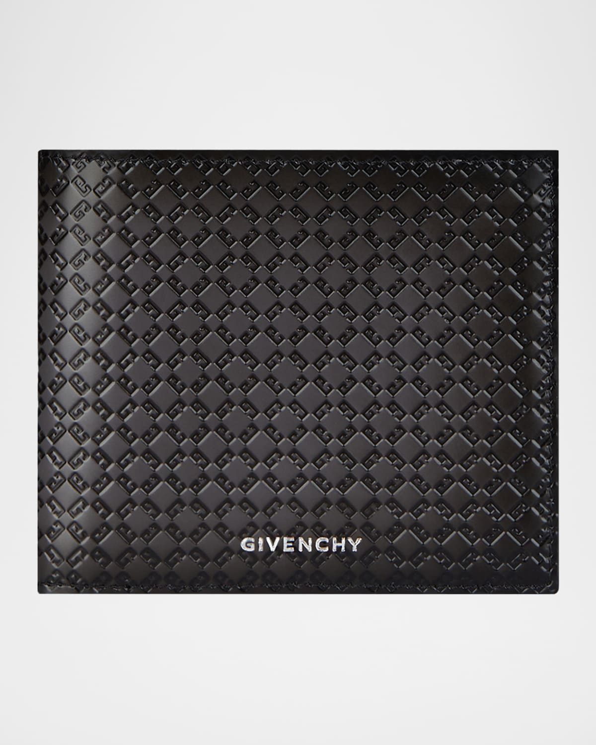 GIVENCHY MEN'S MONOGRAM 72 LEATHER BIFOLD WALLET 