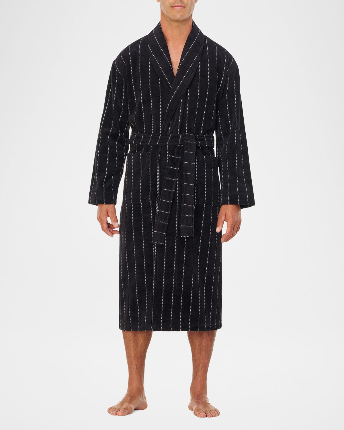 Men's Terry Velour Shawl Robe