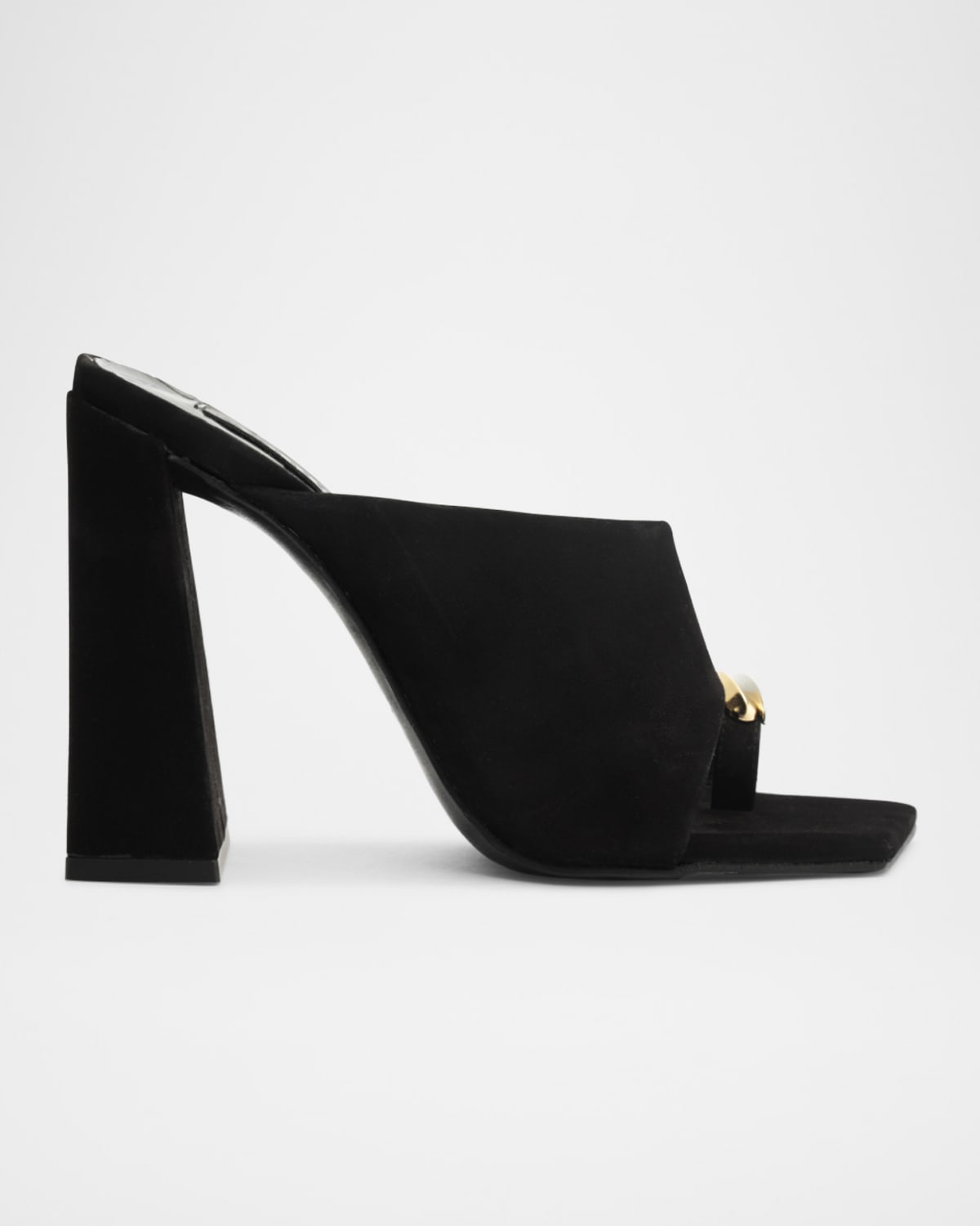 SCHUTZ JODIE TOE-POST NUBUCK SANDALS 