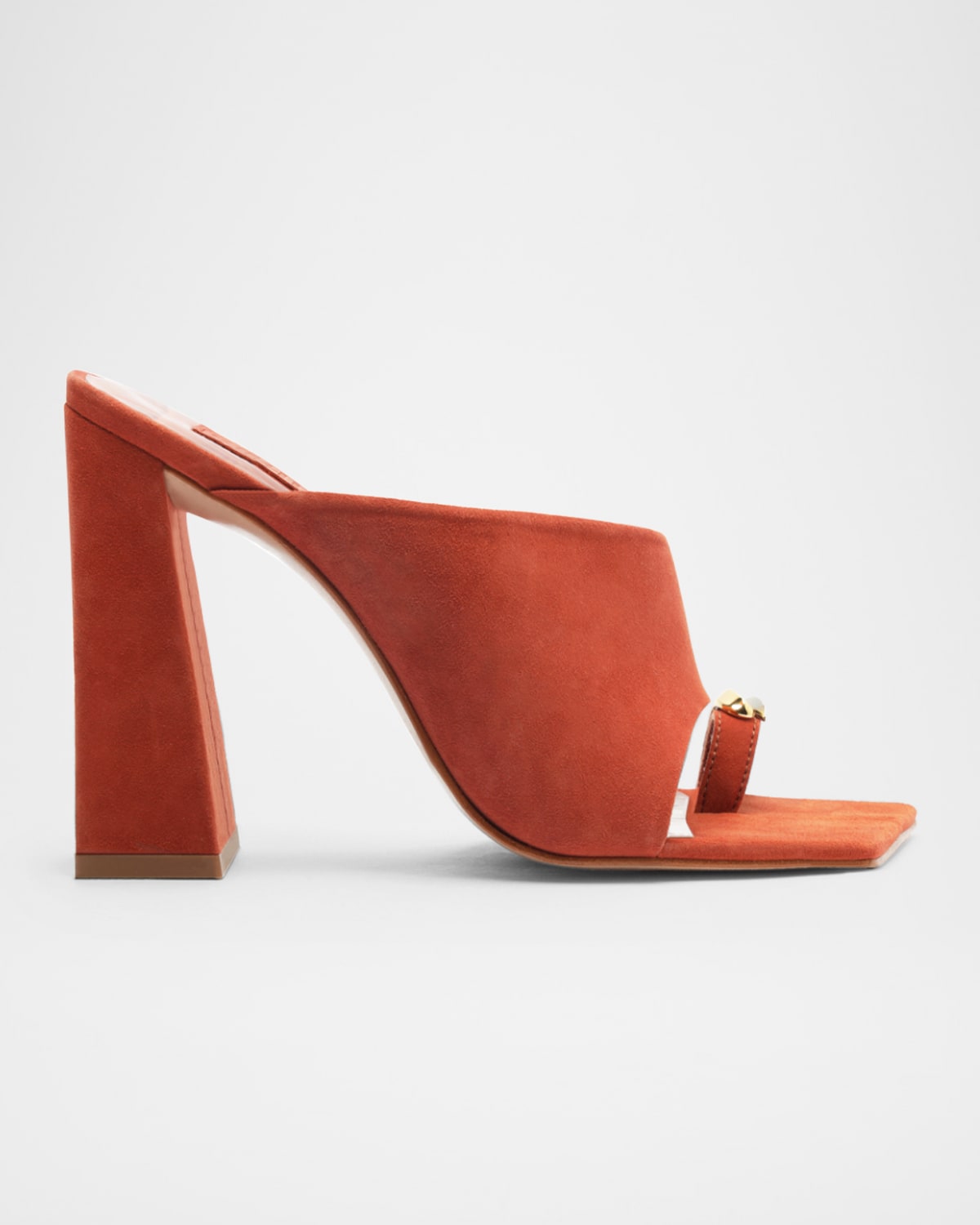 Schutz Jodie Slide Sandal In Sunset Ochre