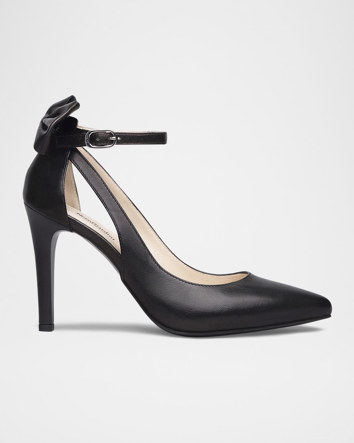 Leather Bow Pumps
