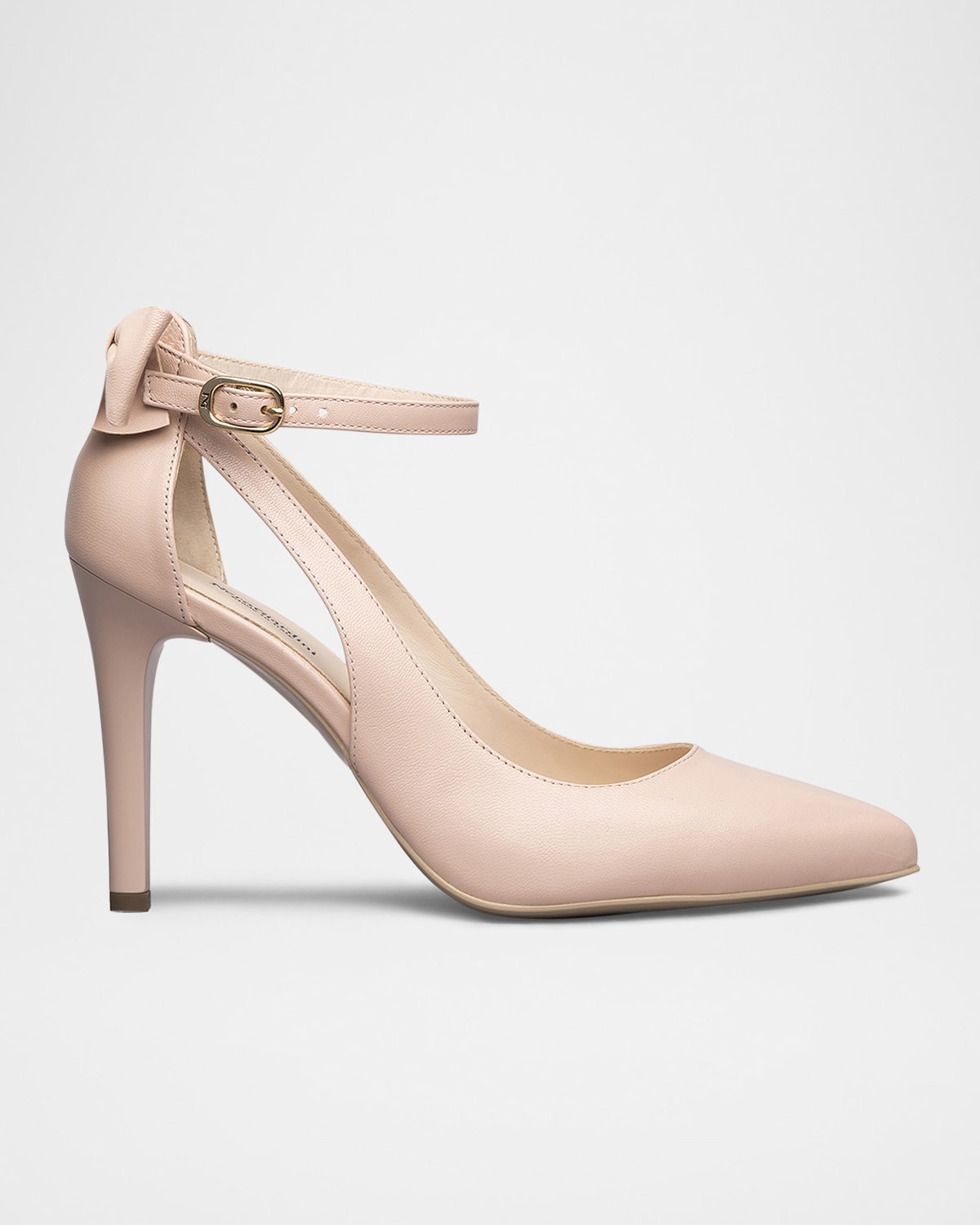 Leather Bow Pumps