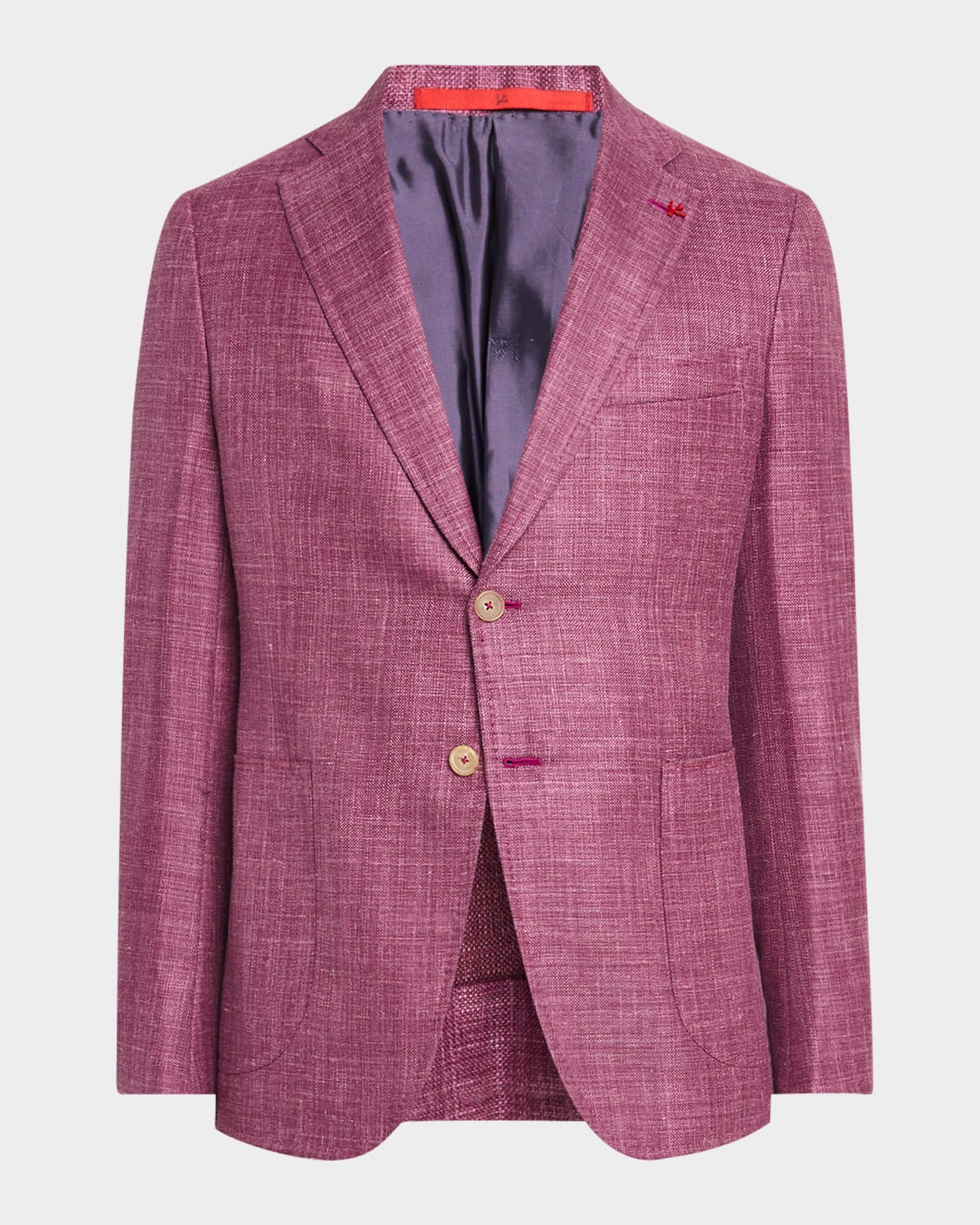 Men's Textured Wool-Blend Blazer