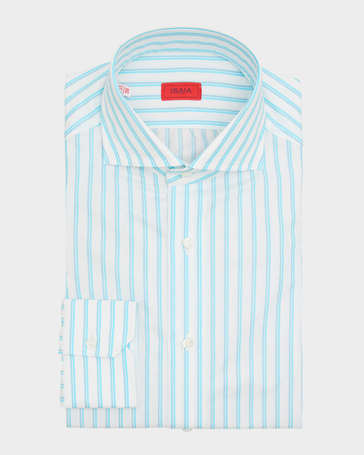 Men's Cotton Multi-Stripe Dress Shirt