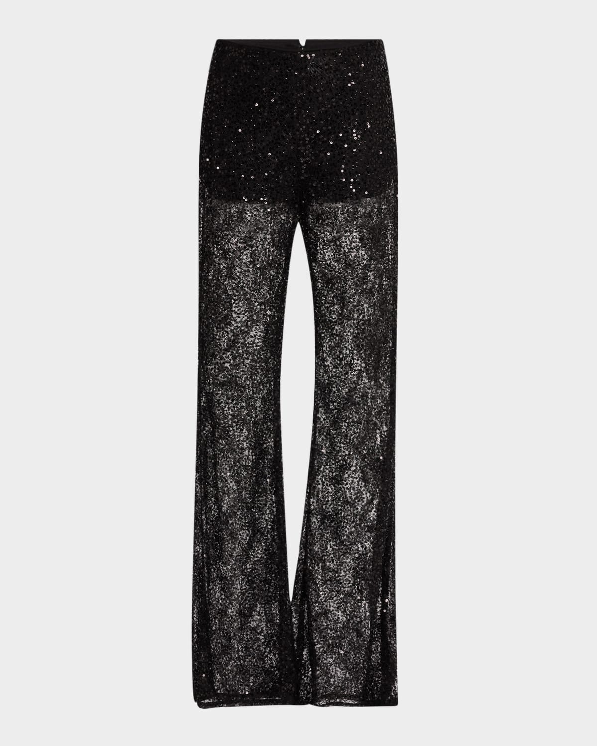 AKNVAS LENNON EMBELLISHED FLARE PANTS 