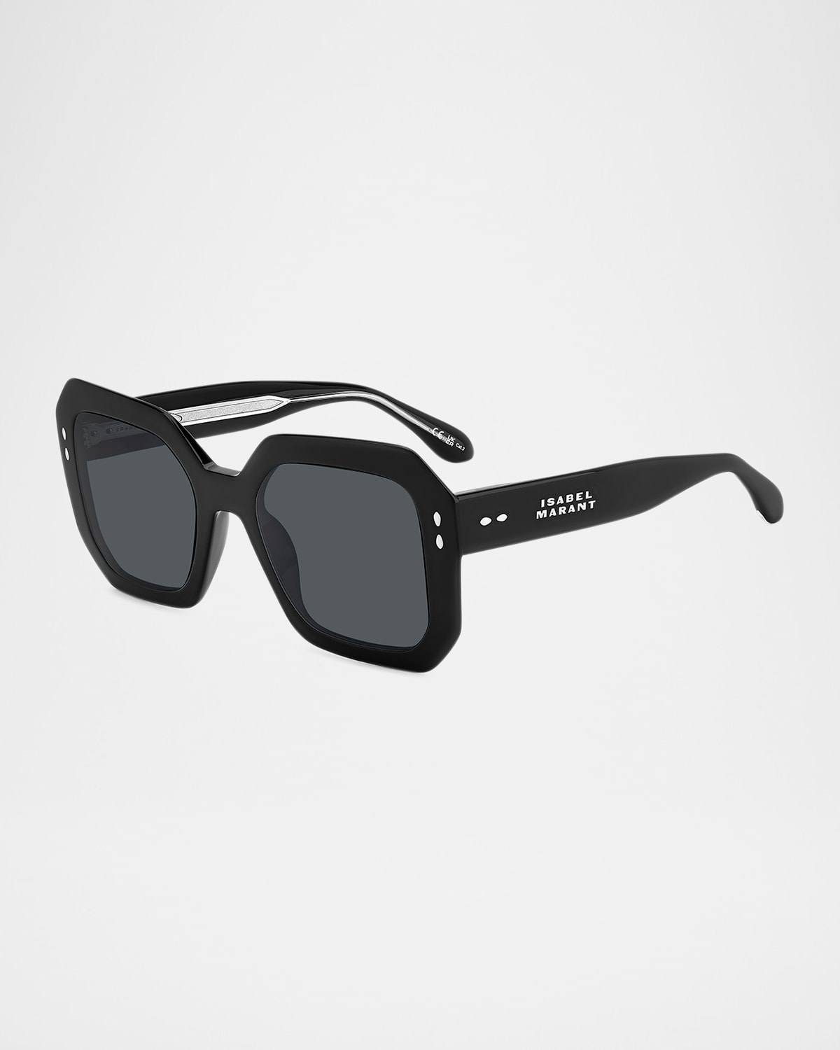 Isabel Marant The New Geometrical Sunglasses, 53mm In Black