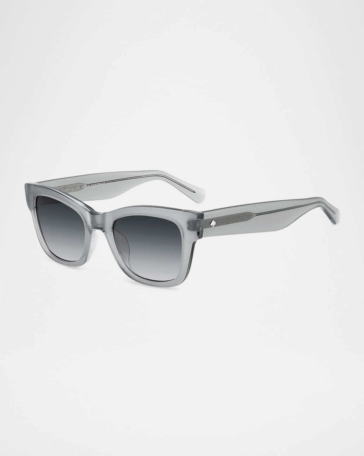 Kate Spade Aimee Cat-eye Acetate Sunglasses In Gray