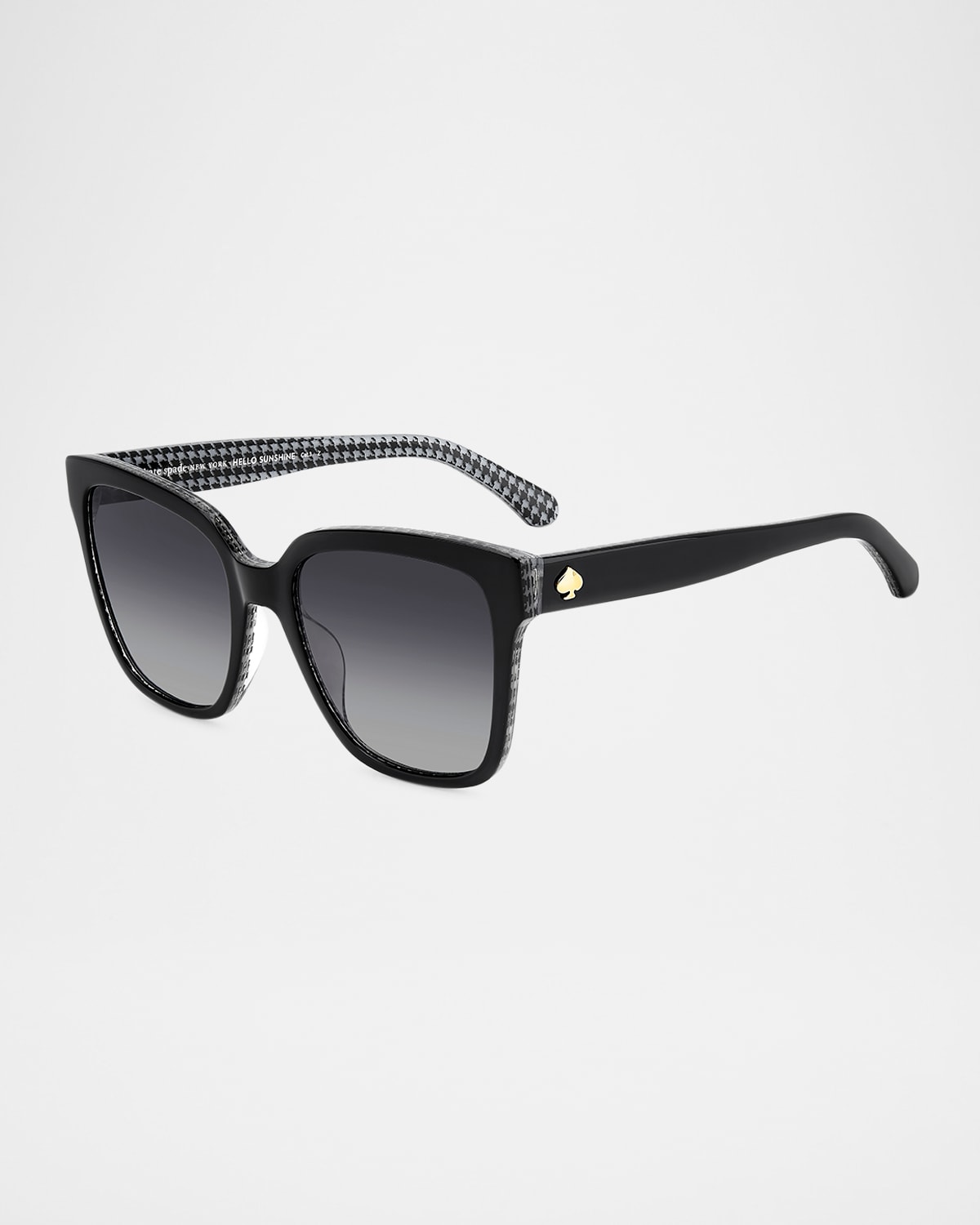 Kate Spade New York Kiya 56mm Gradient Square Sunglasses In Black
