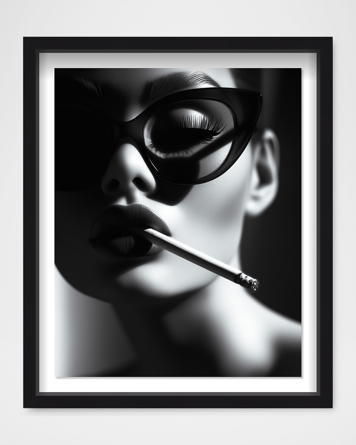 The Oliver Gal Artist Co. A Hollywood Star Ii Framed Wall Art Print In Black
