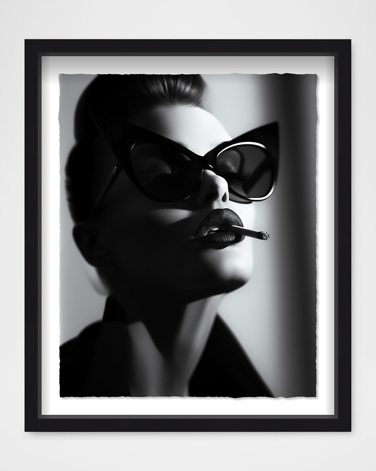 The Oliver Gal Artist Co. A Hollywood Star I Framed Wall Art Print In Black