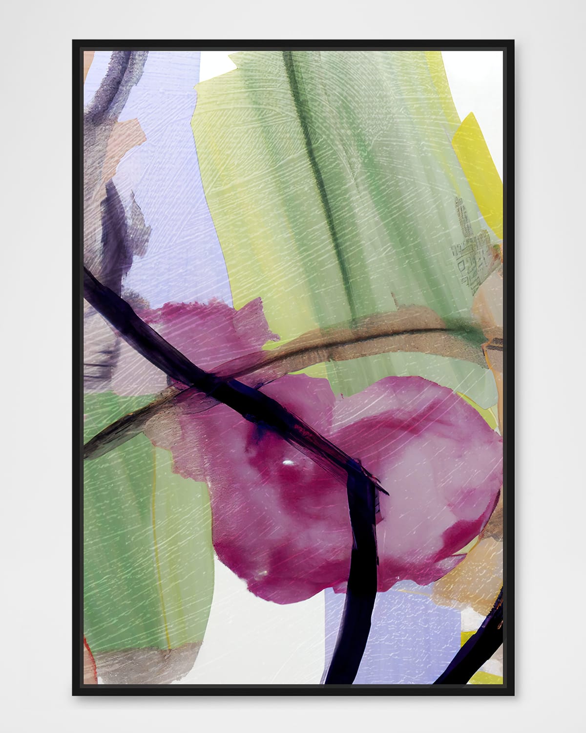 The Oliver Gal Artist Co. Basini 2 Framed Giclee In Green