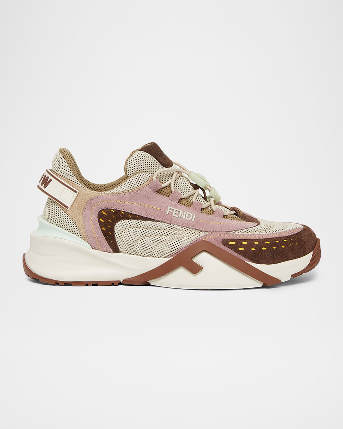 Flow Colorblock Suede Runner Sneakers
