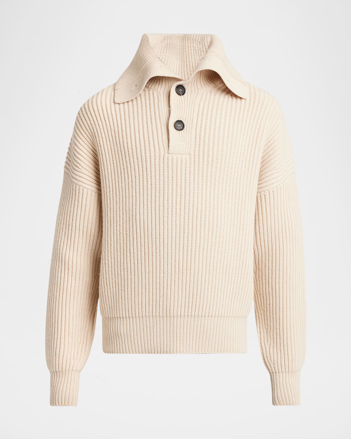 Alexander Mcqueen S Mcqueen Funnel-neck Chunky-knit Wool And Cashmere Jumper In Ivory
