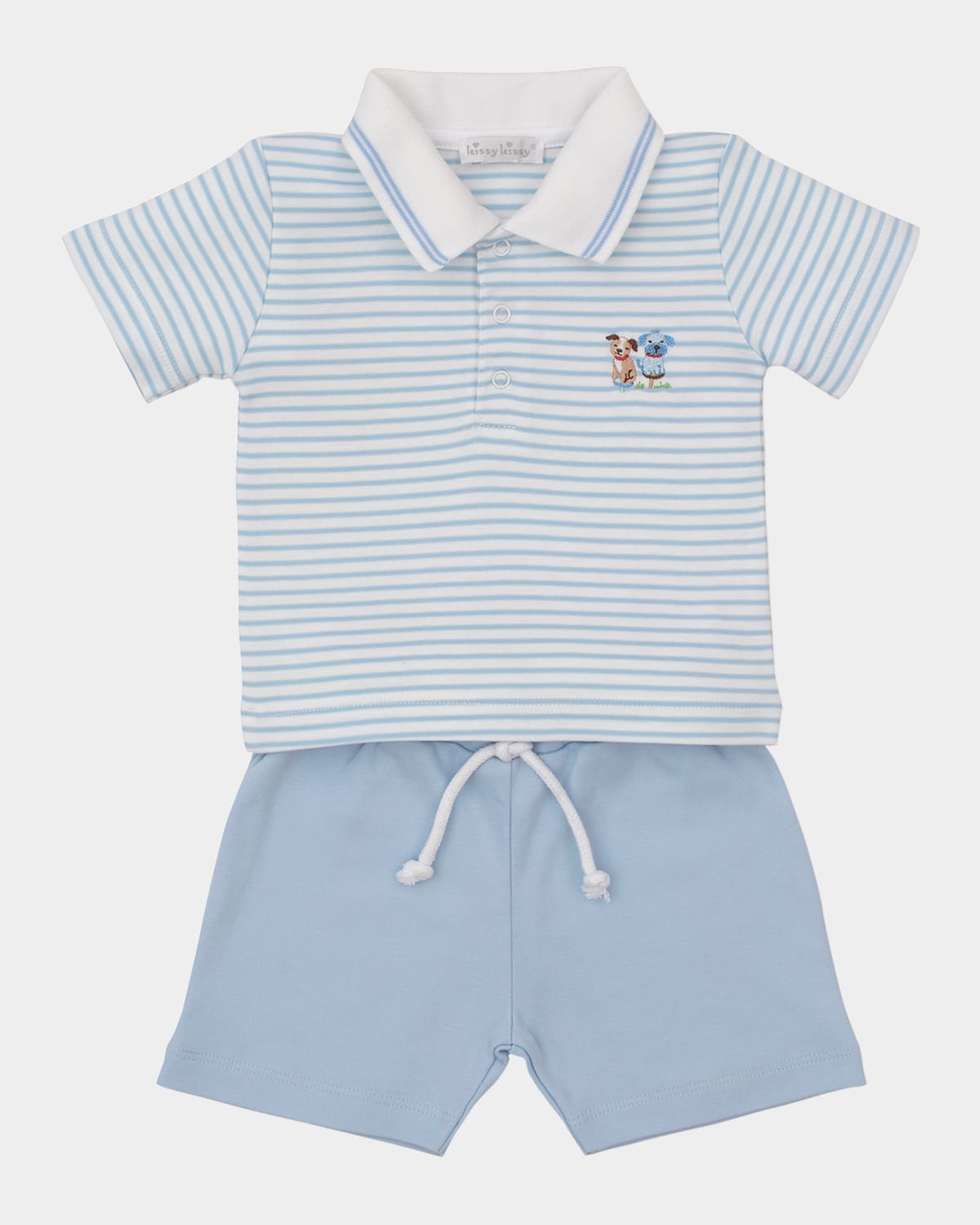 KISSY KISSY GIRL'S PLAYGROUND PUPS TWO-PIECE SET 