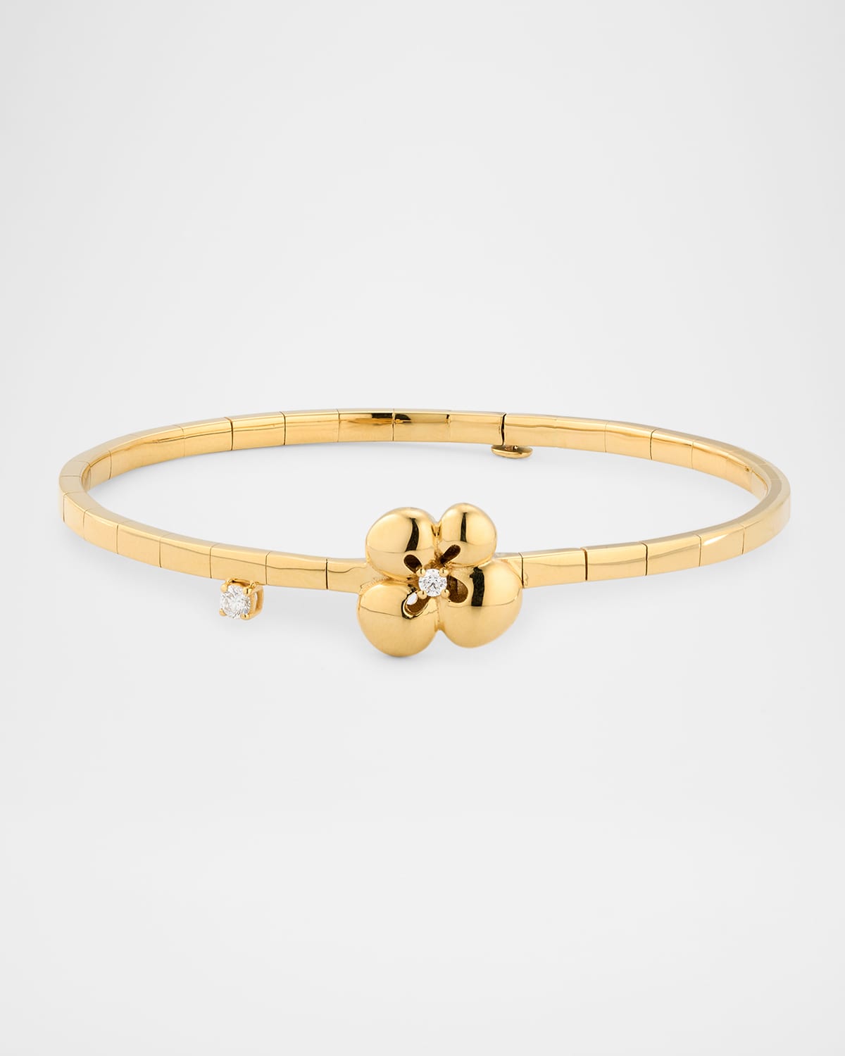 Ischia Earrings in 18K Yellow Gold with White Diamonds