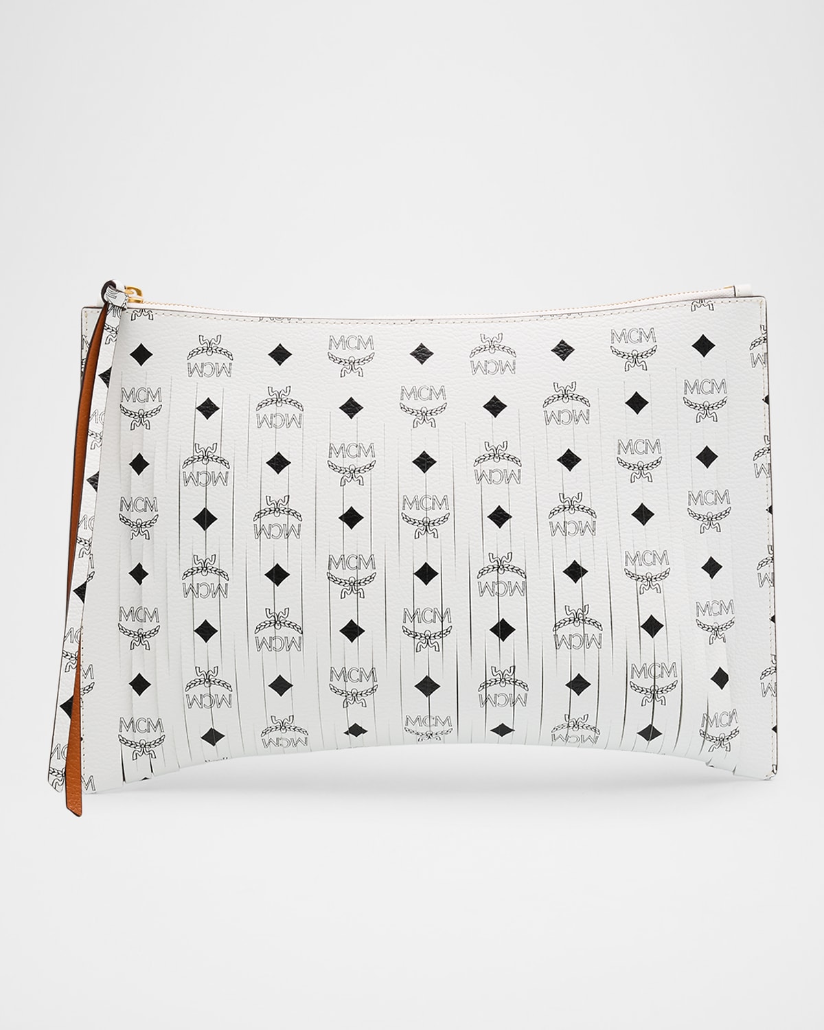 Aren Medium Visetos Slit Leather Crossbody Bag