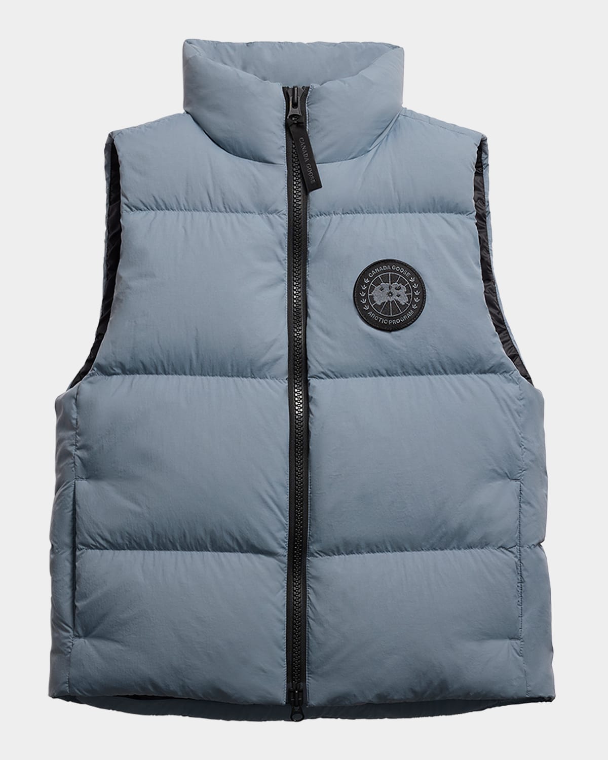 Shop Canada Goose Men's Lawrence Full-zip Puffer Vest In Light Ozone Blue
