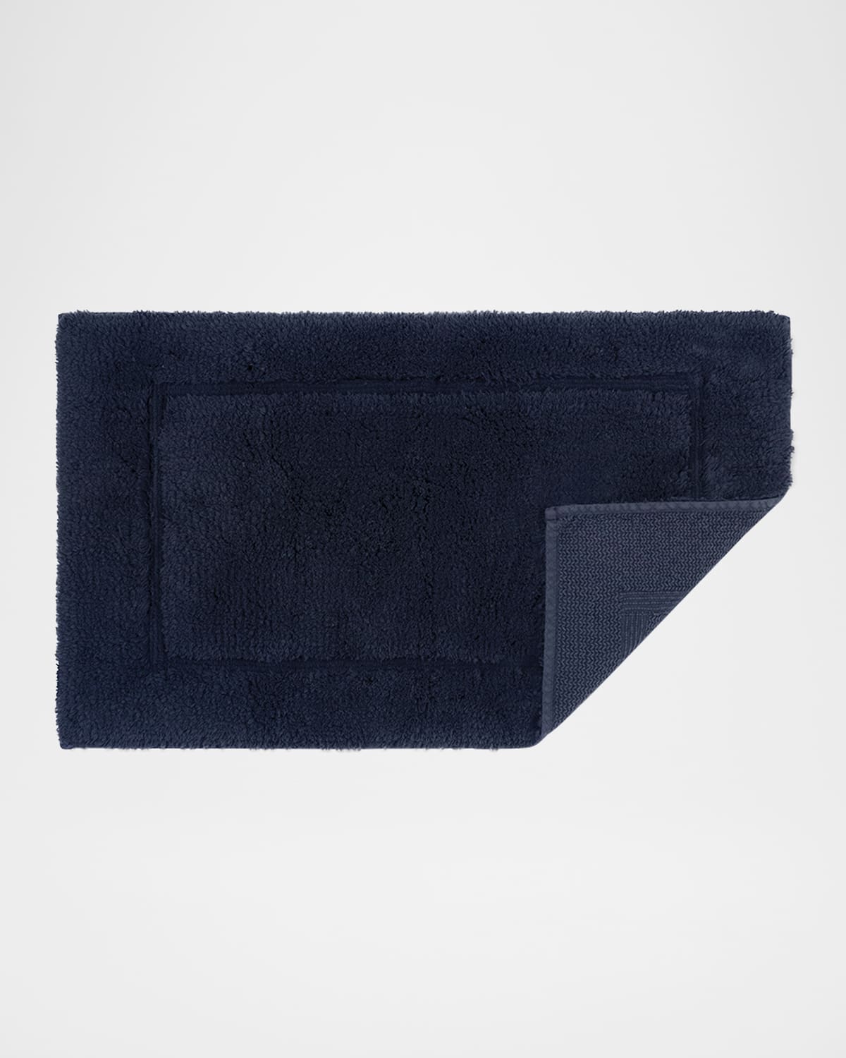 Matouk Milagro Small Bath Rug In Navy