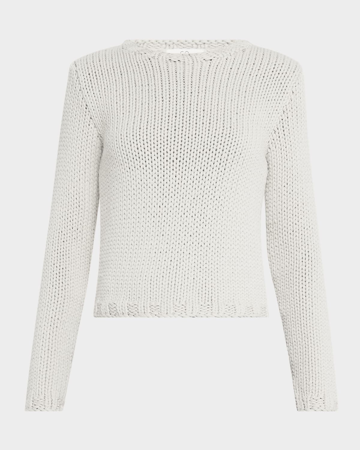 Long-Sleeve Knit Crewneck Sweater
