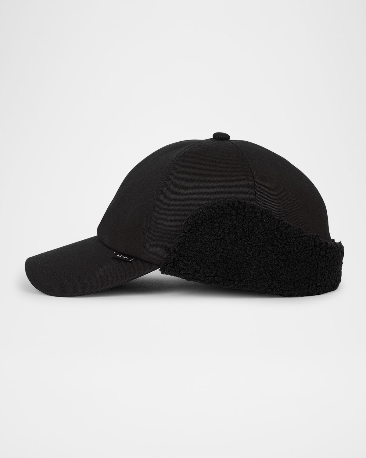 Men's Faux Shearling Ear Flap Baseball Cap