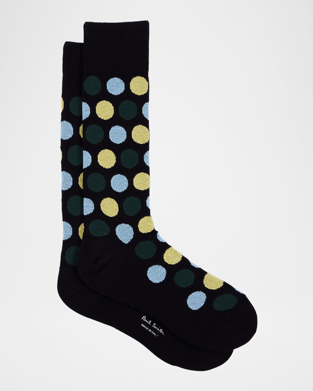 Paul Smith Ilario Polka Dot Socks In Black