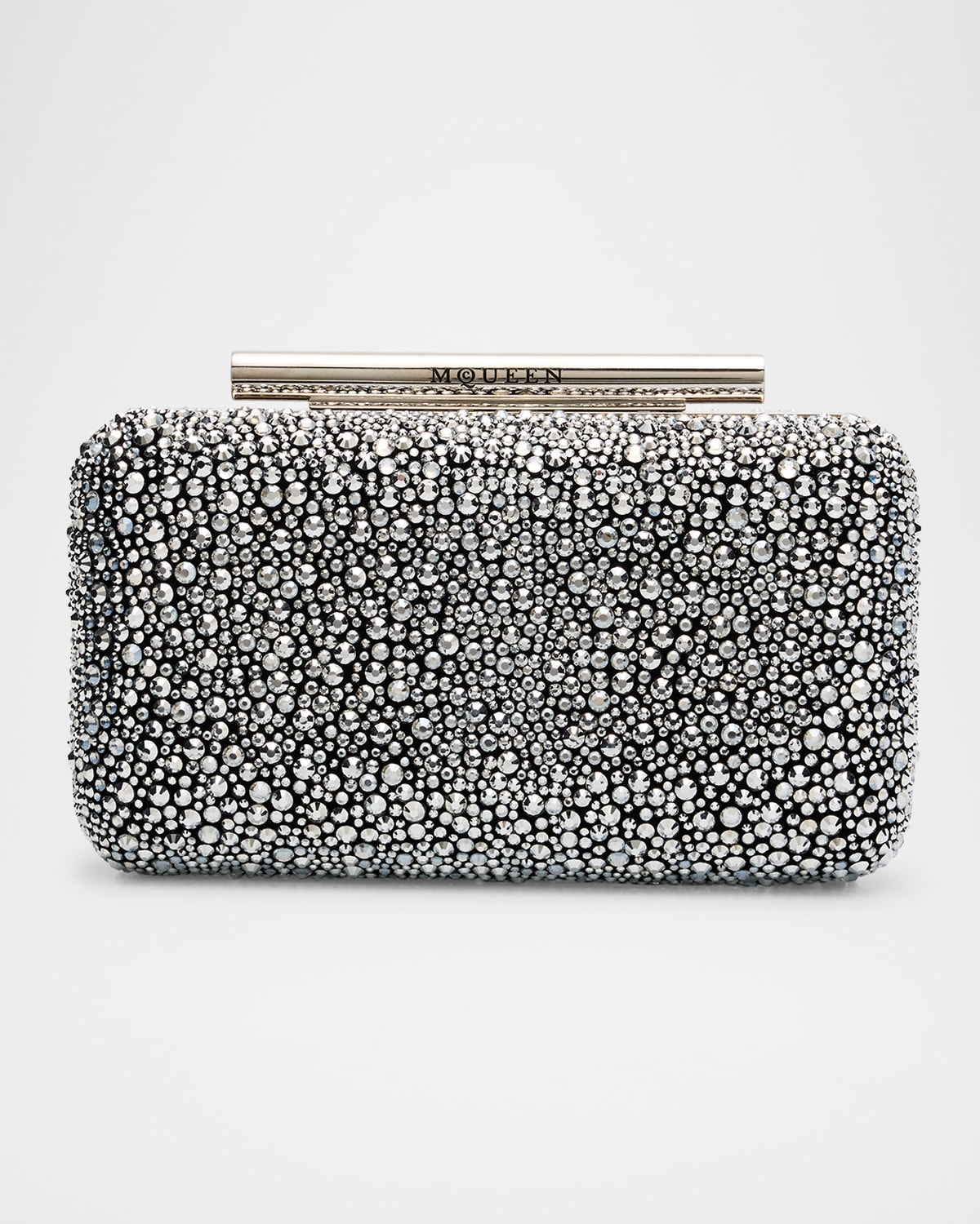 Alexander Mcqueen T-bar Clutch Bag In Black