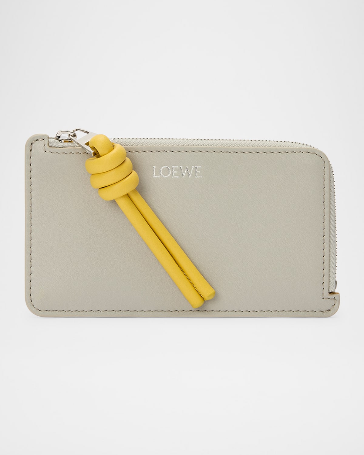 Loewe Knot Coind Card Holder In Napa Leather