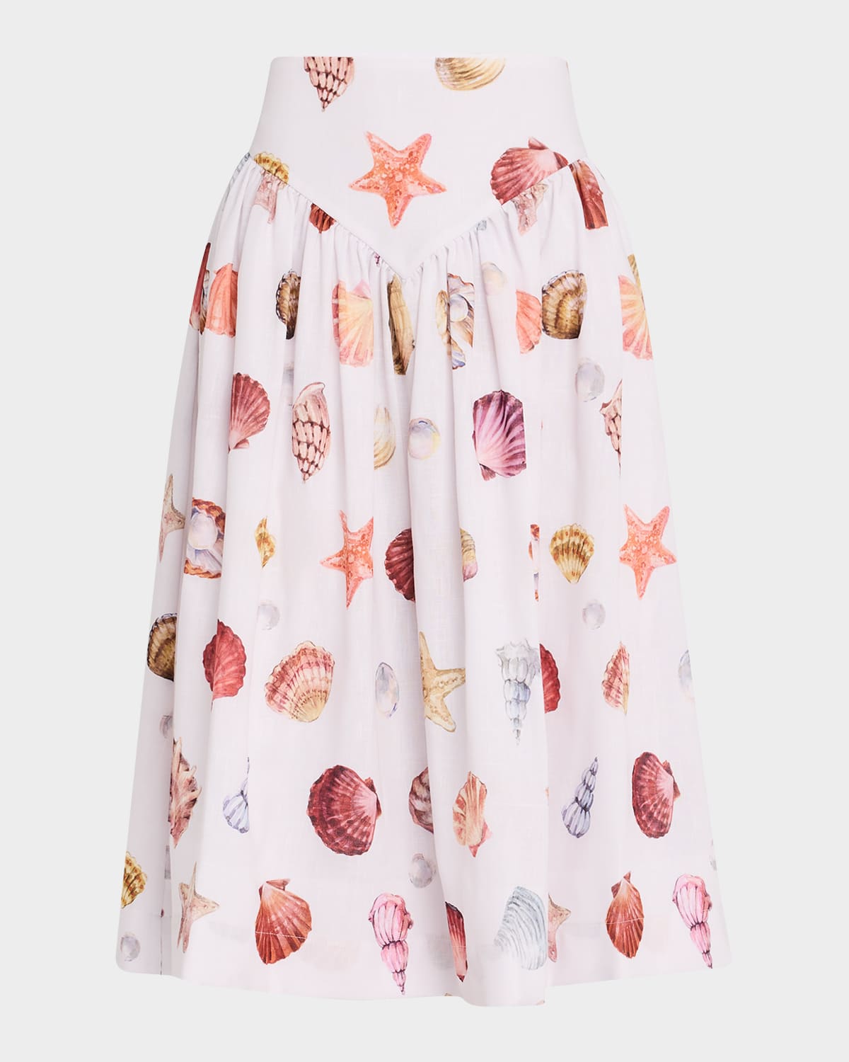 NO PISE LA GRAMA SOTAVENTO MIDI SKIRT 