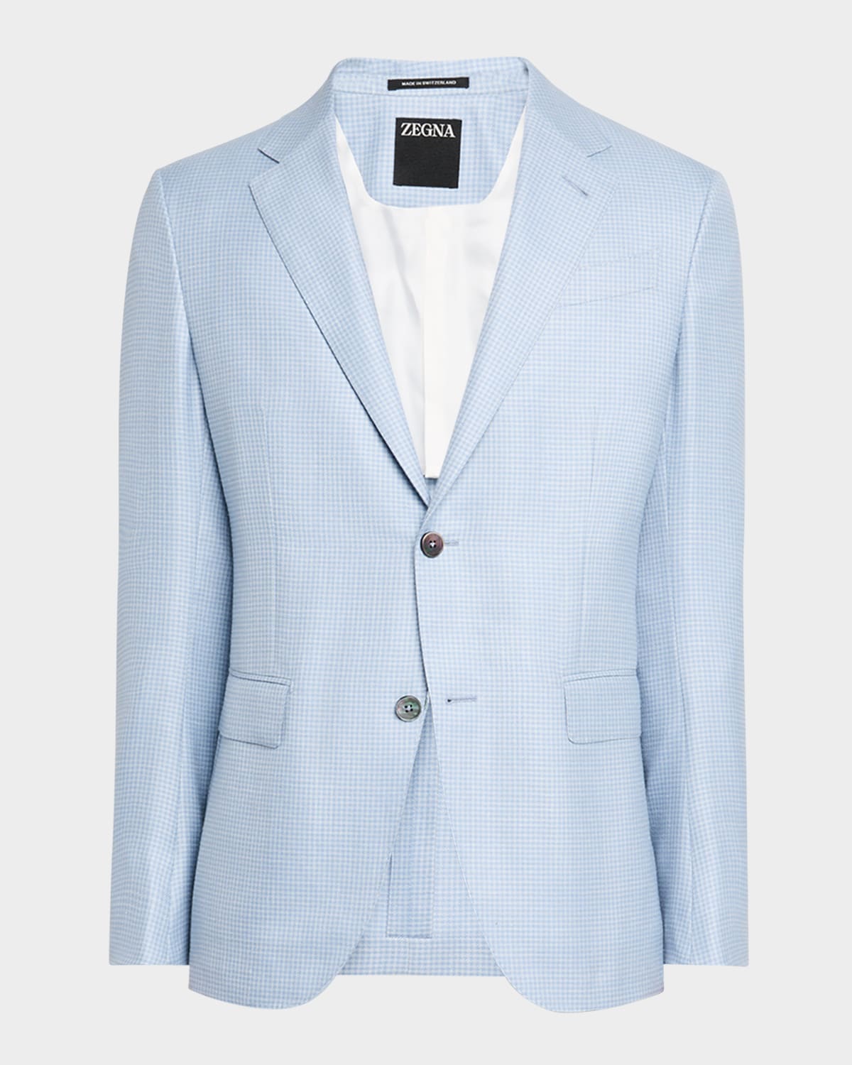 Zegna Men's Houndstooth Sport Coat In Br Blu Ck