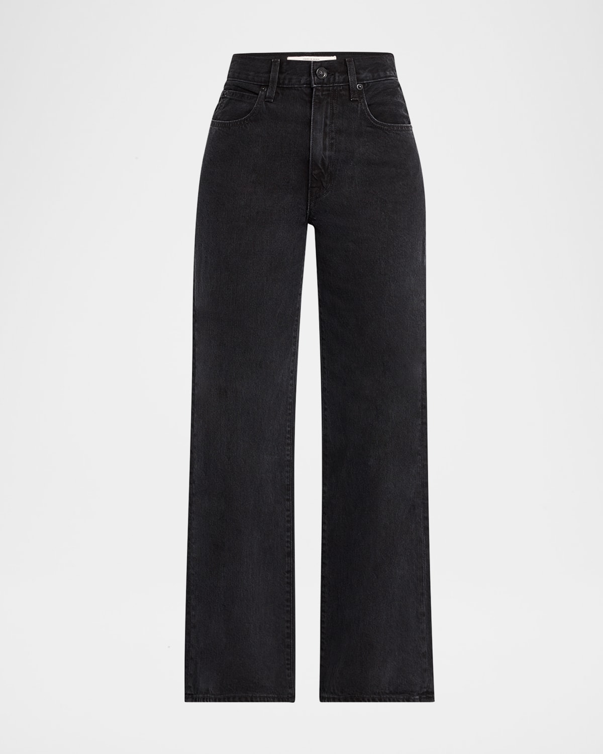 Slvrlake Grace Wide-leg Jeans In Black