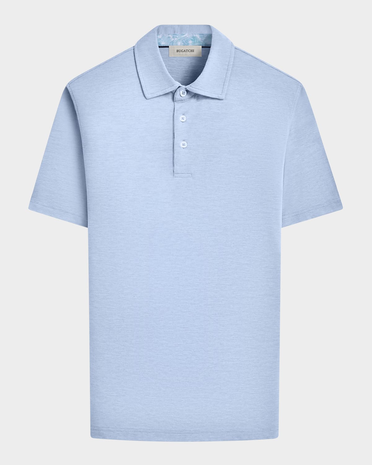 Bugatchi Men's Three-Button Polo Shirt