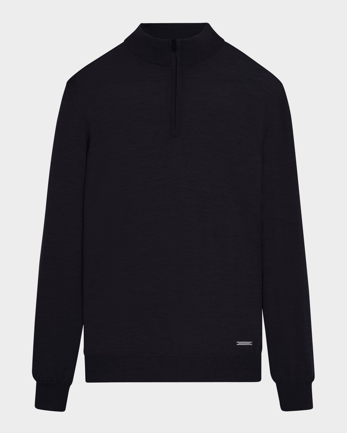 Men's Wool Quarter-Zip Sweater